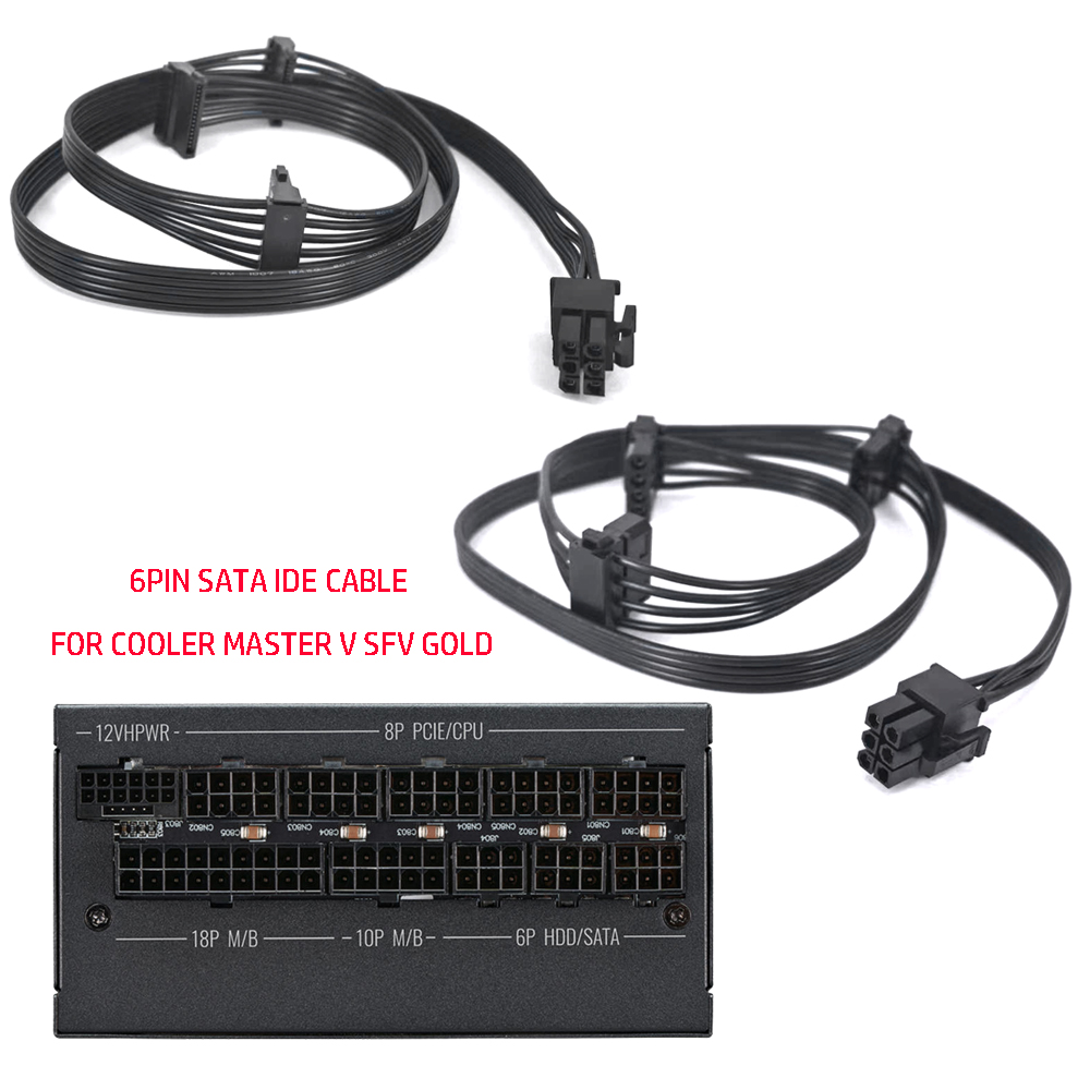 6-контактный кабель PCIE TO 3  – обзор и цена Sfx Modular Power Supply 850W Gold