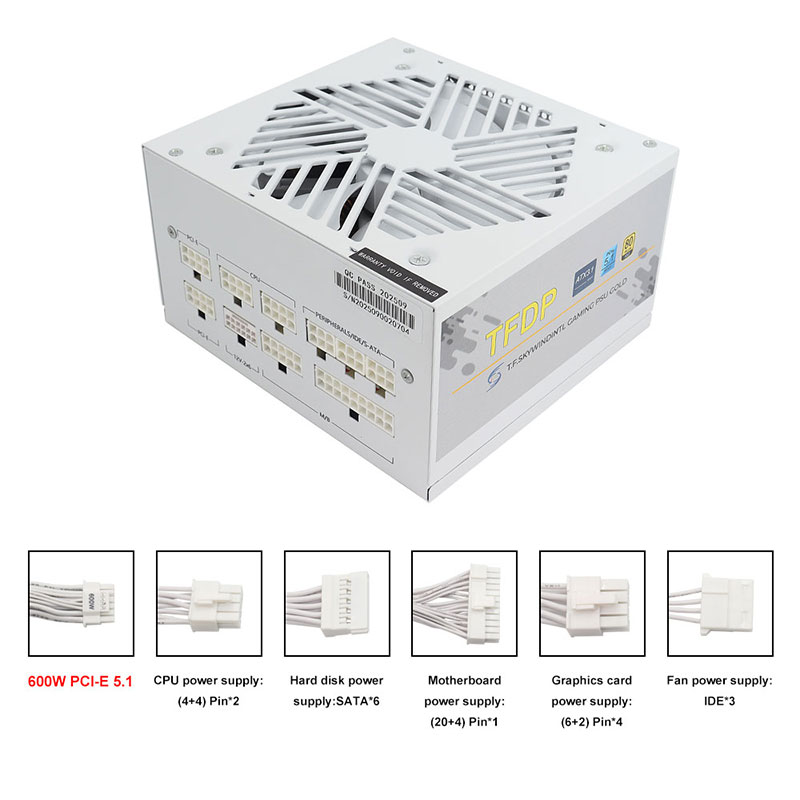 Белый 750 Вт 850 Вт 1000 Вт 12 – обзор и цена 1000W White Modular Power Supply