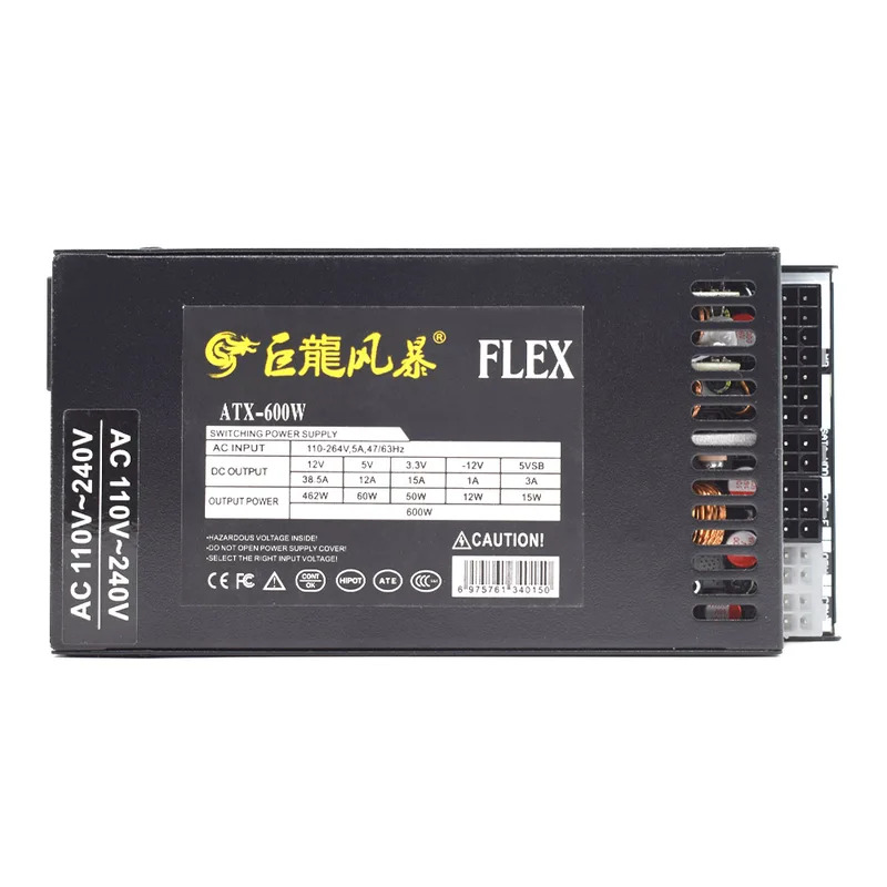 CHJJULONGFENGBAO ATX 400 Вт 60 – обзор и цена Flex Atx Power Supply 600W 1U